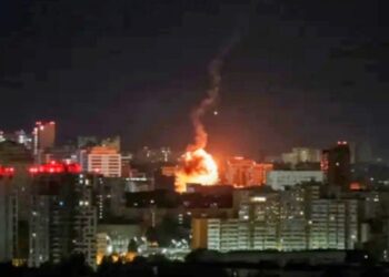 কিয়েভে রাতভর ড্রোন হামলা চালালো রাশিয়া