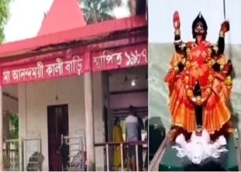 জলপাইগুড়ির চালসার ঐতিহ্যবাহী কালী মন্দিরে দুঃসাহসিক চুরি
