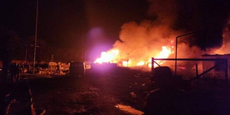 নাগোর্নো-কারাবাখে জ্বালানী সঞ্চয় কেন্দ্রে বিস্ফোরণ, আহত অন্তত ২০০