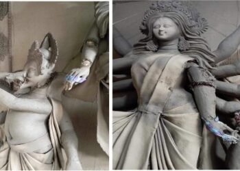 দুর্গোৎসবের মুখেই প্রতিমা ভাঙচুর শুরু করল বাংলাদেশের জিহাদিরা