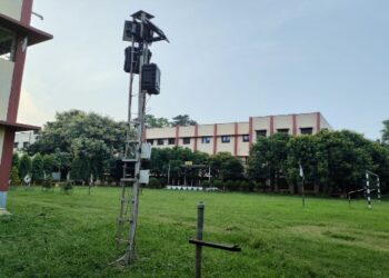 কাটোয়া শহরে দূষন মাপার যন্ত্র বসাচ্ছে রাজ্য দূষন নিয়ন্ত্রণ পর্ষদ