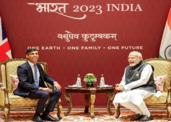 ভারত-ব্রিটিশ মুক্ত বাণিজ্যের লক্ষ্যে দ্বিপাক্ষিক বৈঠক করলেন নরেন্দ্র মোদী ও ঋষি সুনক