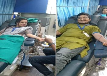 উত্তর চব্বিশ পরগণার দত্তপুকুরের সংস্থার উদ্যোগে স্বেচ্ছায় রক্তদান শিবির