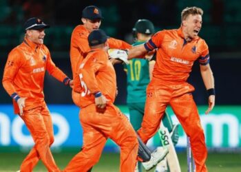 বিশ্বকাপে ফের অঘটন, ক্রিকেট জায়ান্ট দক্ষিণ আফ্রিকাকে হারালো নেদারল্যান্ডস