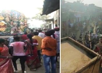 বীরভূমের মুরারোই থানার আমদোল গ্রামে দুর্গাপ্রতিমা বিসর্জনের শোভাযাত্রায় মুসলিমদের দ্বারা হামলার অভিযোগ