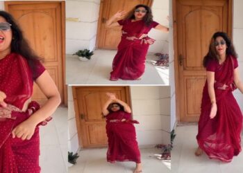 সিরিয়ালের অভিনেত্রীর উদ্দাম নৃত্য, ভিডিও তুললো মেয়ে