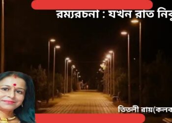 রম্যরচনা : যখন রাত নিঝুম