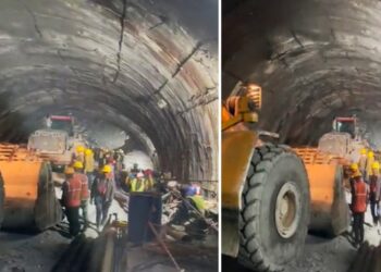 উত্তরকাশীর সুড়ঙ্গ দুর্ঘটনার ৪৮ ঘণ্টা পরও এখনও ধসে আটকে ৪০ জন শ্রমিক