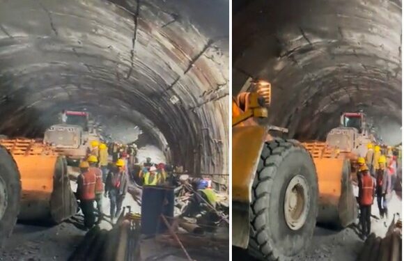 উত্তরকাশীর সুড়ঙ্গ দুর্ঘটনার ৪৮ ঘণ্টা পরও এখনও ধসে আটকে ৪০ জন শ্রমিক