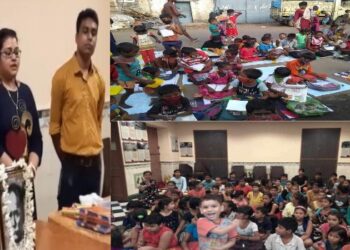 দমদমের দম্পতির গড়া ‘প্রজ্বলন’ থেকে শিক্ষার আলো ছড়িয়ে পড়ছে দুঃস্থ পড়ুয়াদের মাঝে