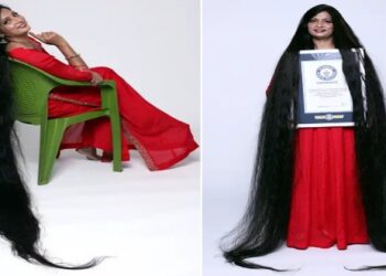 দীর্ঘতম চুলের জন্য গিনেসে নাম উঠল উত্তরপ্রদেশের মহিলার