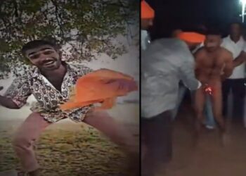 ওঁ লেখা গেরুয়া ধ্বজ প্যান্টের ভিতরে ঢুকিয়ে অপমান, মুসলিম যুবককে উলঙ্গ করে লিঙ্গে আগুনের ছ্যাঁকা দিল হিন্দুরা
