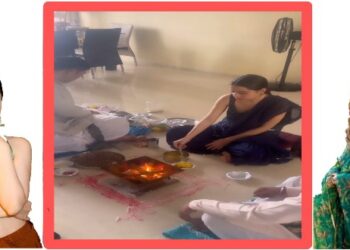 রামলালার প্রাণ প্রতিষ্ঠা দিন যজ্ঞ করলেন উরফি জাভেদ, মুসলিমরা আখ্যা দিল ‘কাফের নম্বর-১’