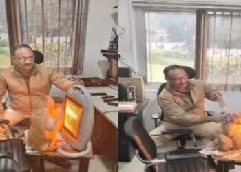 শৈত প্রবাহে কাবু বানর দারস্থ হল পুলিশের