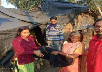 অন্যভাবে নিজের জন্মদিন পালন করল হরিপালের তরুণী