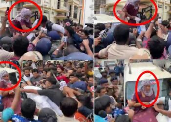 বসিরহাটে সুকান্ত মজুমদারের উপর হামলা, স্কার্ফ পরা মহিলা হাত ধরে টানতেই উলটে পড়ে জ্ঞান হারান রাজ্য বিজেপির  সভাপতি