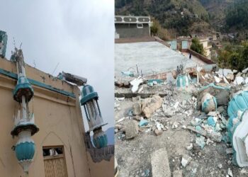 পাকিস্তান অধিকৃত জম্মু ও কাশ্মীরে আহমদী মসজিদকে ভেঙে গুঁড়িয়ে দিল সুন্নি মুসলিমরা