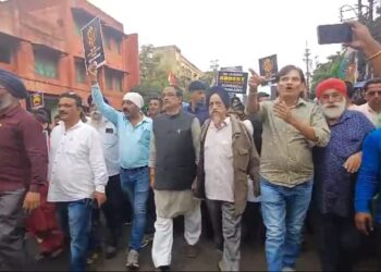 ‘খালিস্তানি’ ইস্যুতে আসানসোলে তৃণমূলের ধিক্কার মিছিল