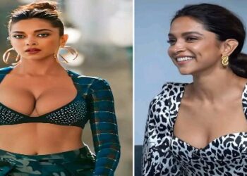 বাফটা অ্যাওয়ার্ড মঞ্চে শিমারি গোল্ডেন শাড়িতে ঝলমলে দীপিকা