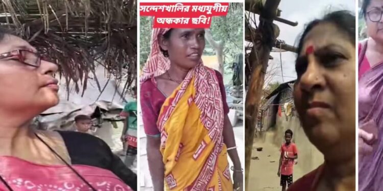 পরিস্থিতির সুযোগ নিয়ে সন্দেশখালি মহিলাদের “ব্রেন ওয়াশ” করতে শুরু করল সিপিএমের মহিলা সংগঠন