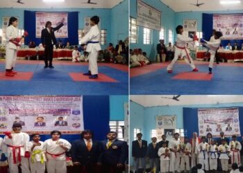 আয়োজিত হল পূর্ব বর্ধমান পঞ্চম ডিস্ট্রিক্ট ক্যারাটে চ্যম্পিয়নশিপ