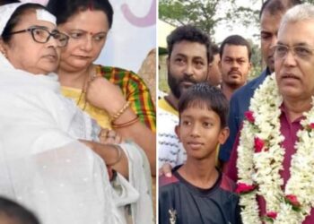 মুখ্যমন্ত্রী মাথার স্টিকারটা কবে খুলবেন, ভোটের আগে না পরে ? আজব জিজ্ঞাসা দিলীপের 