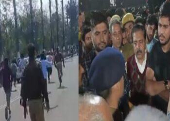 আলিগড় মুসলিম বিশ্ববিদ্যালে হোলি খেলার সময় মুসলিম ছাত্রদের হামলা