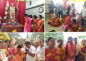 গুসকরায় প্রচারে এলেন বোলপুর লোকসভা কেন্দ্রের বিজেপি প্রার্থী