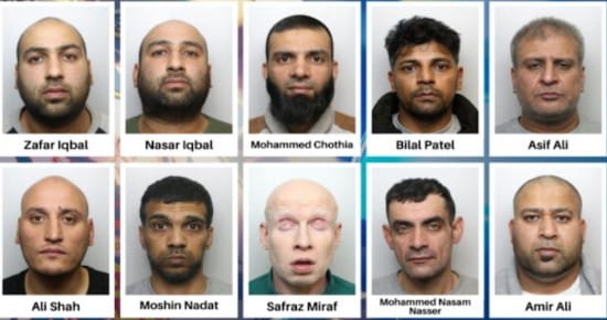 ধর্ষণ,যৌন নির্যাতন ও নারী পাচারের অভিযোগে ২৫ মুসলিমকে মোট ৩৪৬ বছরের কারাদণ্ড দিল ব্রিটিশ আদালত