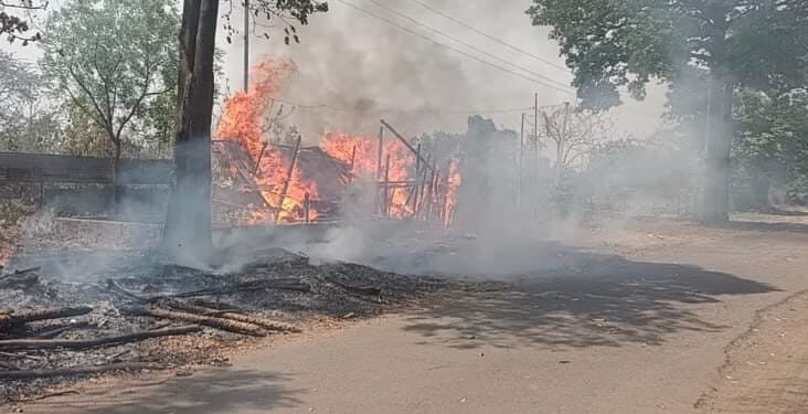 দুর্গাপুরে বিজেপির কার্যালয়ে আগুন লাগানোর অভিযোগ তৃণমূলের বিরুদ্ধে