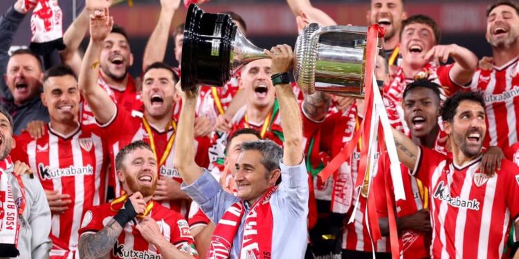 রিয়াল ম্যালোর্কাকে হারিয়ে স্প্যানিশ কাপ জিতেছে অ্যাথলেটিক বিলবাও