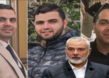 সন্ত্রাসী হামাস নেতা ইসমাইল হানিয়াহের ৩ ছেলেকে বিমান হামলায় হত্যা করেছে আইডিএফ