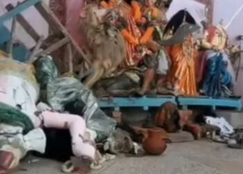 কালী মন্দিরে আগুন ধরিয়ে দেওয়া দুই জিহাদীকে পিটিয়ে মারল ফরিদপুরের ক্ষিপ্ত জনতা