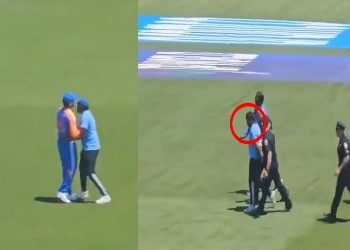 খেলা চলাকালীন মাঠে রোহিত শর্মার অটোগ্রাফ নিতে গিয়ে মার্কিন পুলিশের হাতে গ্রেফতার যুবক