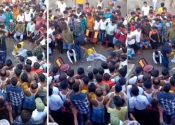 ‘ইনসাফ’ সভার নামে মহিলাকে মাটিতে ফেলে কঞ্চি দিয়ে বেদম পেটালো চোপড়ার তৃণমূল নেতা, মধ্যযুগীয় বর্বরতা দাঁড়িয়ে দেখল জনতা