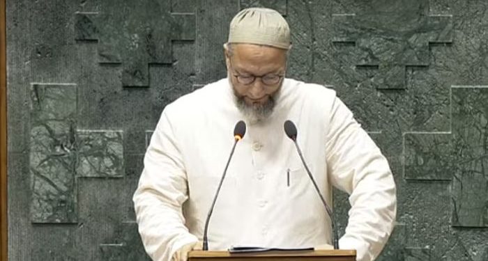 ‘ভারত মাতা কি জয়’ শ্লোগানে আপত্তি, সংসদে ‘জয় ফিলিস্তিন’ শ্লোগান দিলেন আসাদউদ্দিন ওয়াইসি, সাংসদ পদ খারিজের দাবি