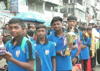 সম্প্রীতির ফুটবল ট্যুর্নামেন্টে ভারতের কিশোরদের কাছে পর্যুদস্ত হল বাংলাদেশ