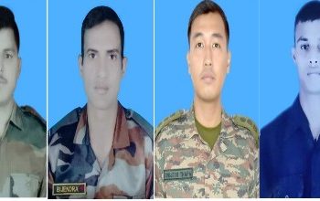 জম্মু-কাশ্মীরে সন্ত্রাসীদের সাথে বন্দুকযুদ্ধে শহীদ ৪ জওয়ান