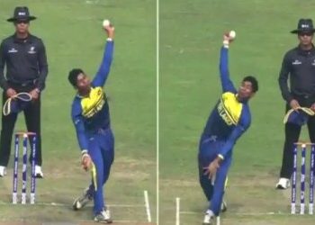 উভয় হাত দিয়ে বোলিং করে তাক লাগাচ্ছেন শ্রীলঙ্কার এই বোলার