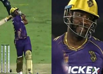 পাকিস্তানি পেসার হারিস রউফের বলে ৩৫১ ফুটের চক্কা হাঁকালেন ওয়েস্ট ইন্ডিজের ব্যাটসম্যান আন্দ্রে রাসেল