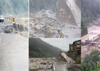 হিমাচল প্রদেশের মান্ডিতে মেঘ ভাঙা বৃষ্টিতে একজনের মৃত্যু, ১০ জন নিখোঁজ,বিধ্বস্ত বহু ঘরবাড়ি