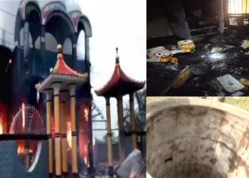 মেহেরপুর ইসকন মন্দিরে জামাত জঙ্গিদের হামলার সময় হিন্দুরা একটি কূপে ঝাঁপ দেয়, পরে উদ্ধার করা হয় তাদের