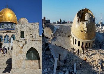 গাজার খান ইউনিসের ঐতিহাসিক মসজিদ ধ্বংস করে কোরান পোড়ানোর ভিডিও করল আইডিএফ সেনারা