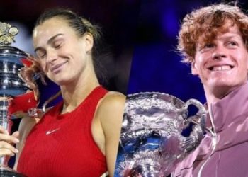বেলারুশ ‍সুন্দরী আরিয়ানা সাবালেঙ্কা ও ইতালিয়ন তরুণ ইয়ানিক সিনারের দখলে গ্র্যান্ড স্লাম টেনিস কাপ