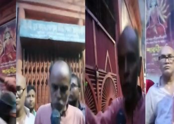 ঢাকার শতাব্দী প্রাচীন কালীমন্দির গায়ের জোরে দখল করে নিল বিএনপির জঙ্গি নেতা মান্নান