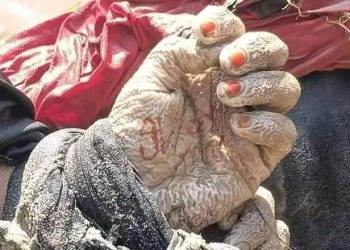 দু’হাত পিছনে বাঁধা, নখে লাল নেল পালিশ, বাম হাতের তালুতে মেহেদির রঙে লেখা ‘আই লাভ ইউ’, তিস্তা নদী থেকে উদ্ধার তরুনীর পচাগলা দেহ