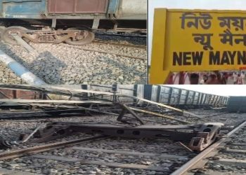 অবশেষে ট্রেন দুর্ঘটনা ঘটানোর ষড়যন্ত্র সফল ! ময়নাগুড়িতে লাইন চ্যুত মালগাড়ির একাধিক বগি