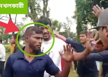 বাংলাদেশে হিন্দু কৃষকের জমি জোর করে দখলের চেষ্টা, জোট বেঁধে লাঠি হাতে মুসলিমদের তাড়াল হিন্দুরা