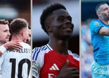 ইংলিশ প্রিমিয়ার লিগে জয় পেয়েছে জায়ান্ট ম্যানচেস্টার সিটি, লিভারপুল ও আর্সেনাল