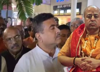 চিন্ময়কৃষ্ণ প্রভুকে রাতের মধ্যে মুক্তি না দিলে পশ্চিমবঙ্গ দিয়ে ভারত থেকে বাংলাদেশে পন্য রপ্তানি বন্ধের হুঁশিয়ারি দিলেন শুভেন্দু অধিকারী